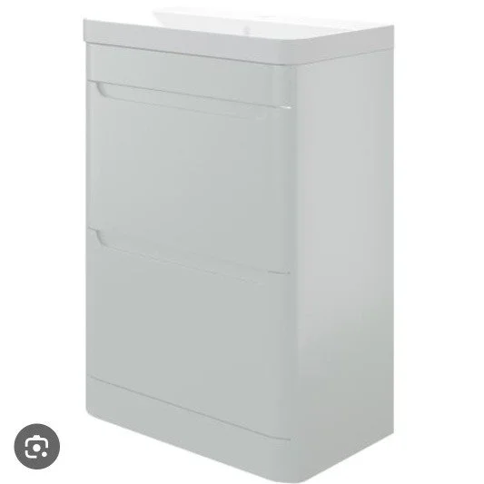 500mm white vanity and basin only &pound;189!