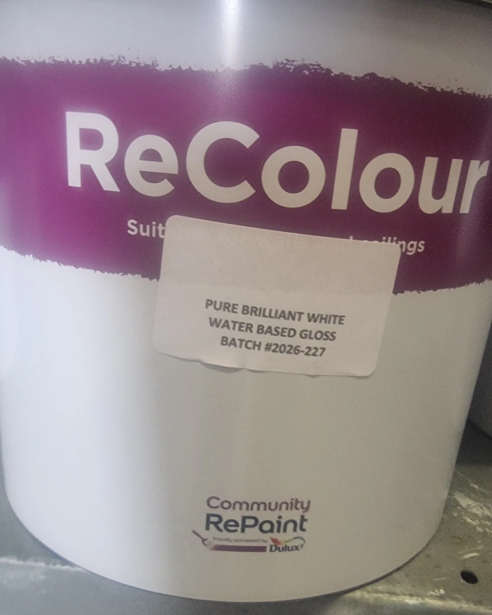 ReColour woodwork paint 🎨 

Gloss and satinwood &pound;14 for 5 litres
Primer undercoat &pound;10