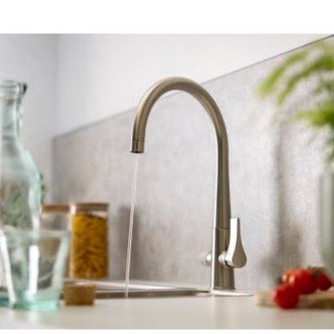 Brushed nickel tap woth instant filtered water

Save over &pound;200, only &pound;200 in store