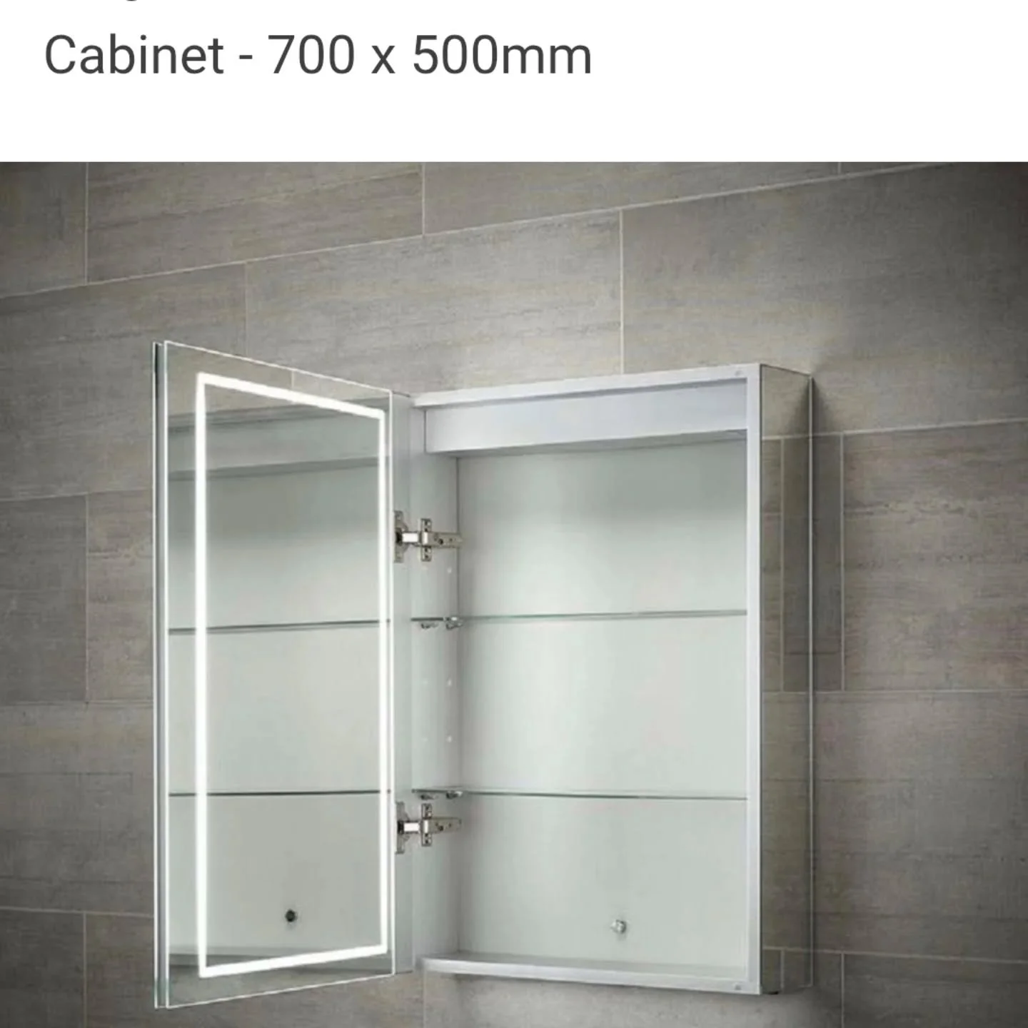 LED mirror cabinets available from just &pound;200 (better than half price)!
