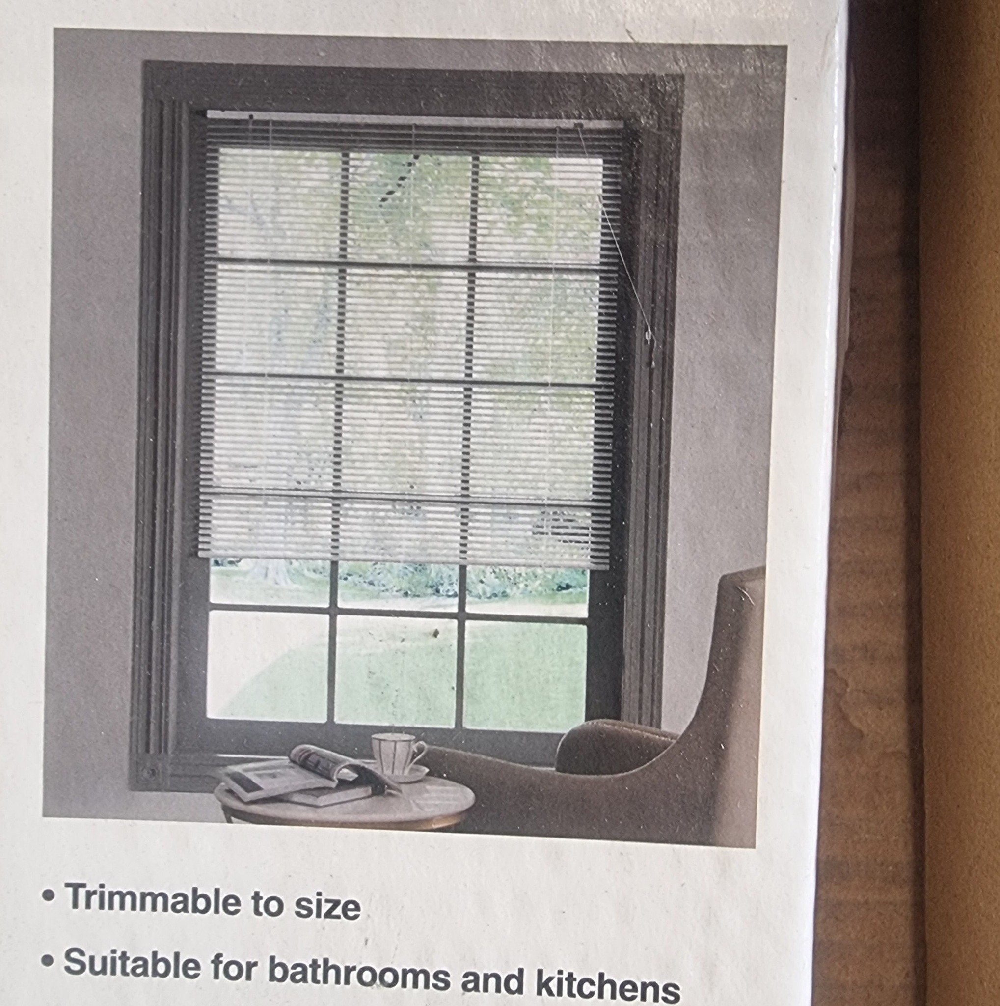 PVC Venetian blinds

150 and 180cm widths...all &pound;5