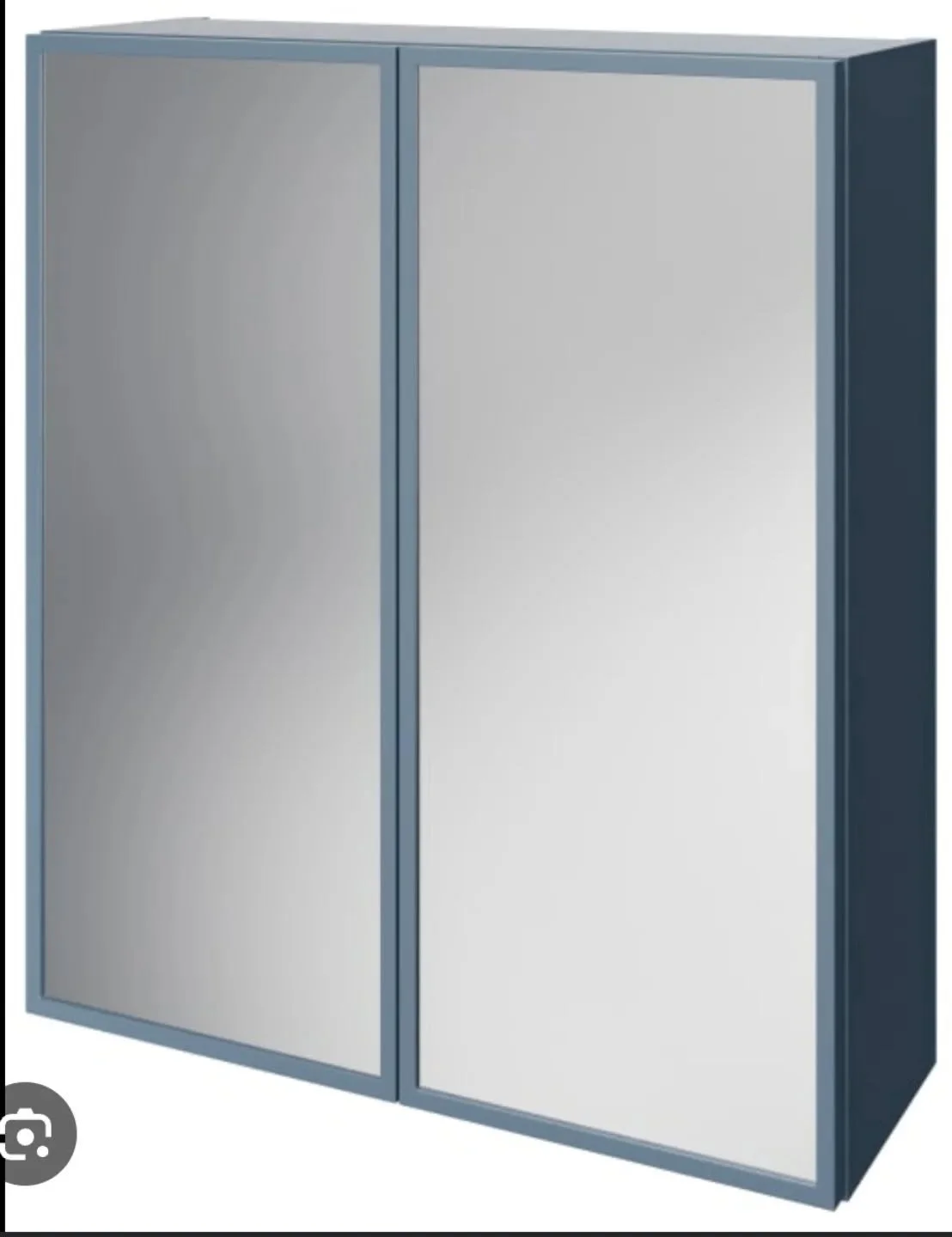 Wickes Haven Misty Blue Mirror Cabinet - 700 x 600mm. Better than half price just &pound;100!