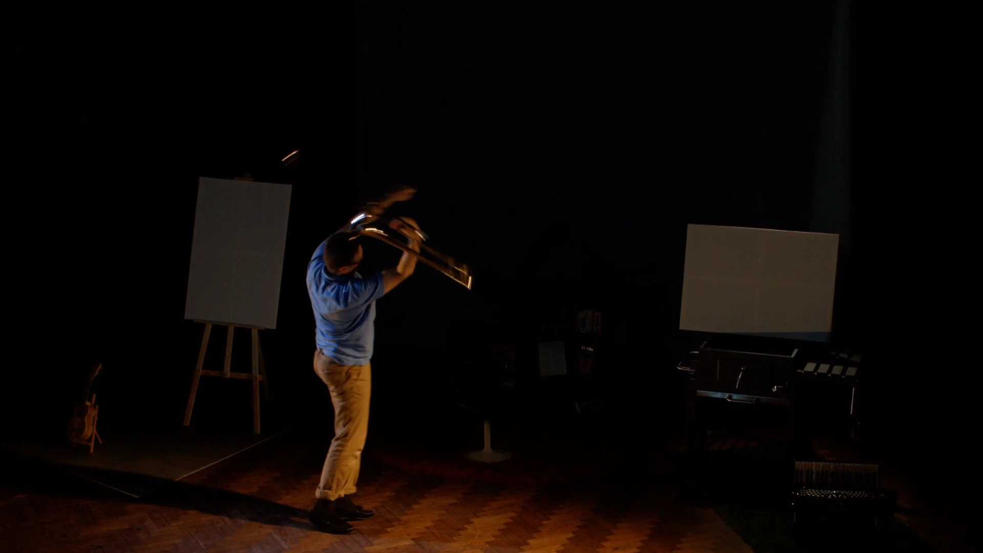 Oh Suburbia Film Image 11 Trombone Dance 3.jpg
