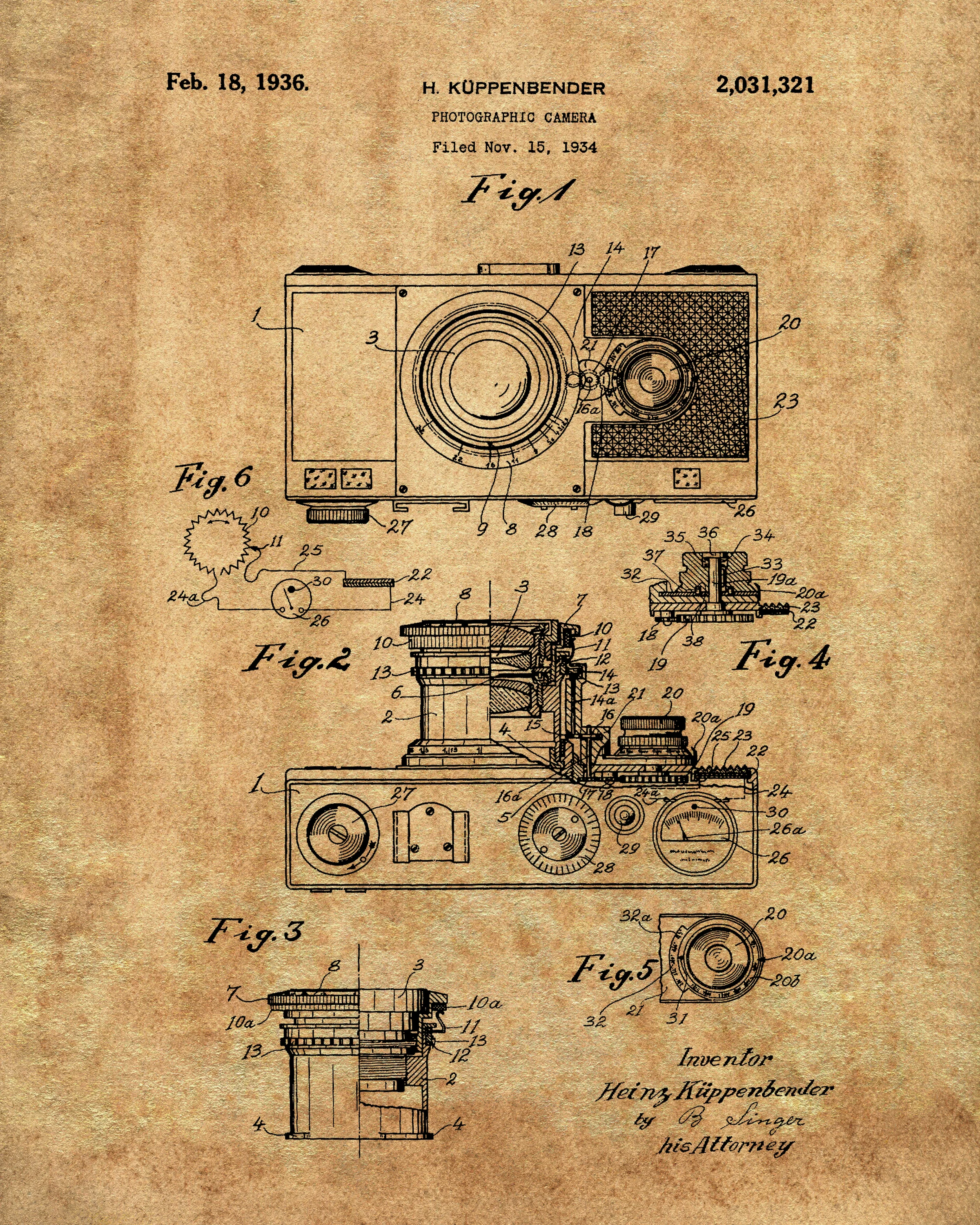 Photographic-Camera-Patent-Print-1936-Antique-Paper.jpg