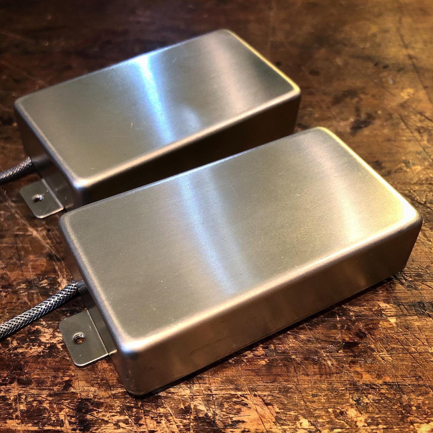 Classic Humbucker-Sized Firebird (Sunbird in my case) just finished up for a customer, in raw nickel. I love making these. Getting more of this style of pickup into different guitars has become a passion; hence this version and the soapbar p90 size o