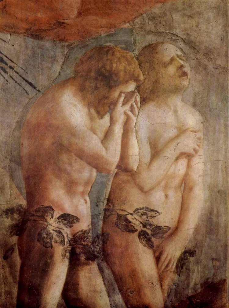 Fig. 1.4: Masaccio, Expulsion of Adam and Eve. 1426. Brancacci Chapel, Santa Maria del Carmine, Florence.
