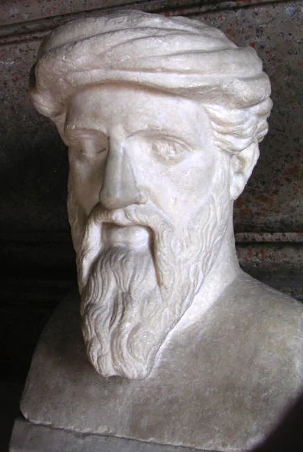 Fig. 3.7: Bust of Pythagoras of Samos (c. 580-500 BCE), Capitoline Museum, Rome.