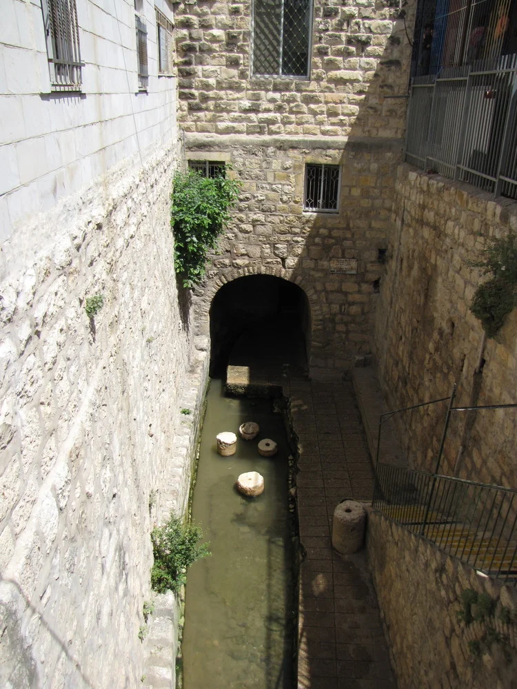 Fig. 4.25: Pool of Siloam, Jerusalem.