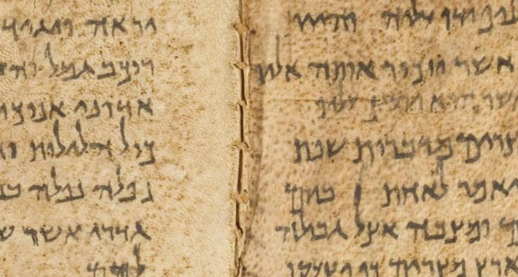 Fig. 6.6: Stitching on the Great Isaiah Scroll.