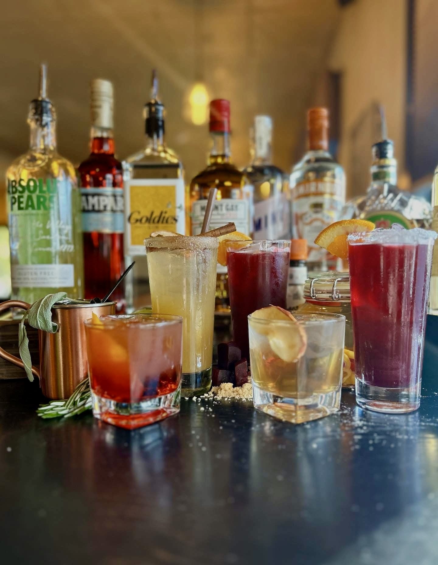 Pine Point Grill's fall cocktails.