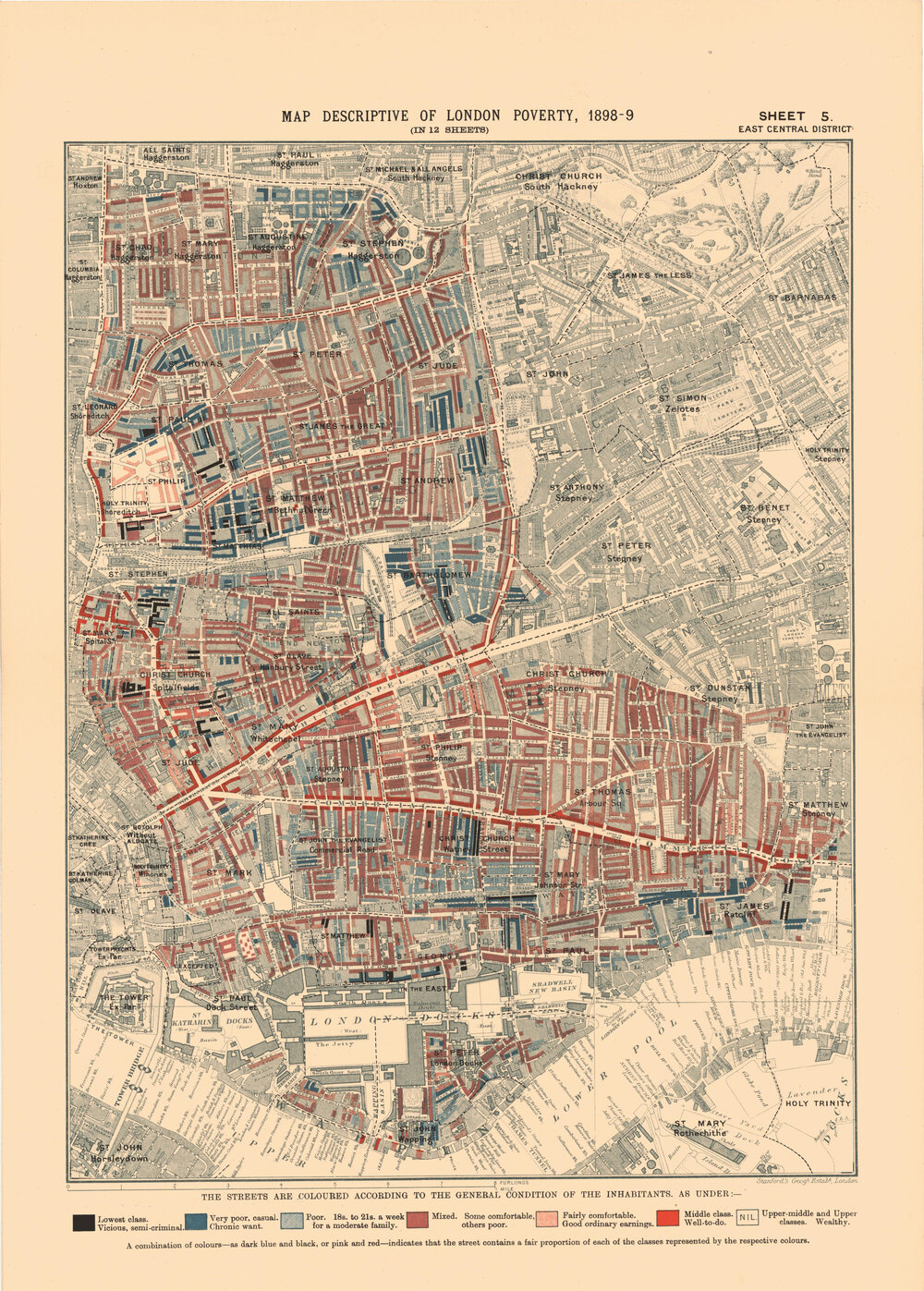 Charles Booth's Map