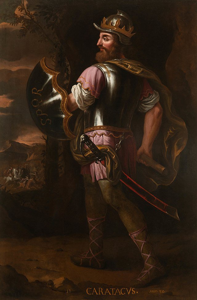 Portrait of Caratacus by Jacob Jacobsz de Wet II 