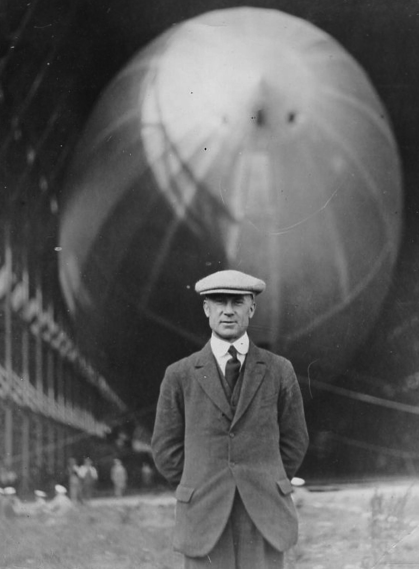Charles Campbell. An airship engineer from the 1920s.