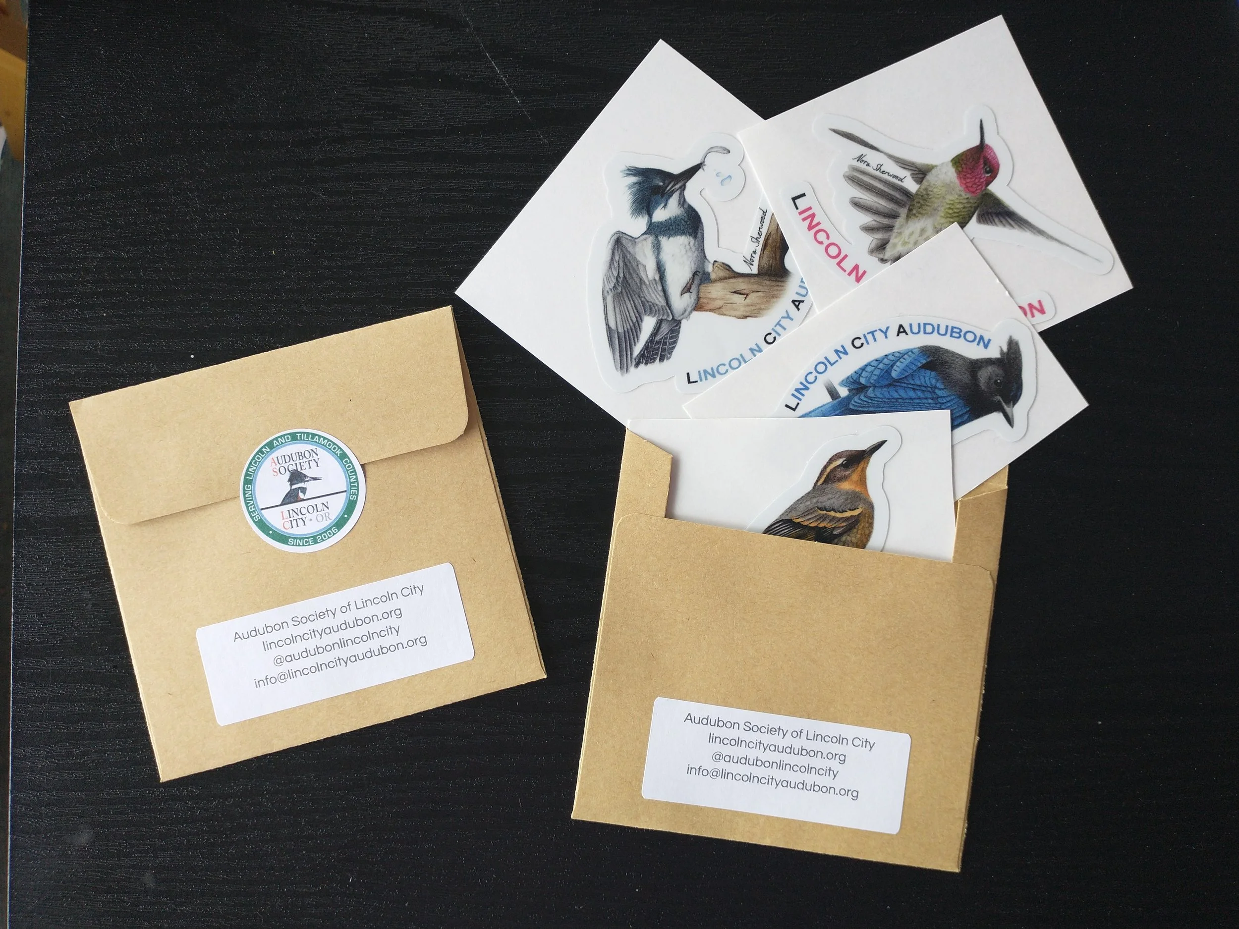 Lincoln City Audubon Bird Stickers — Audubon Society of Lincoln City