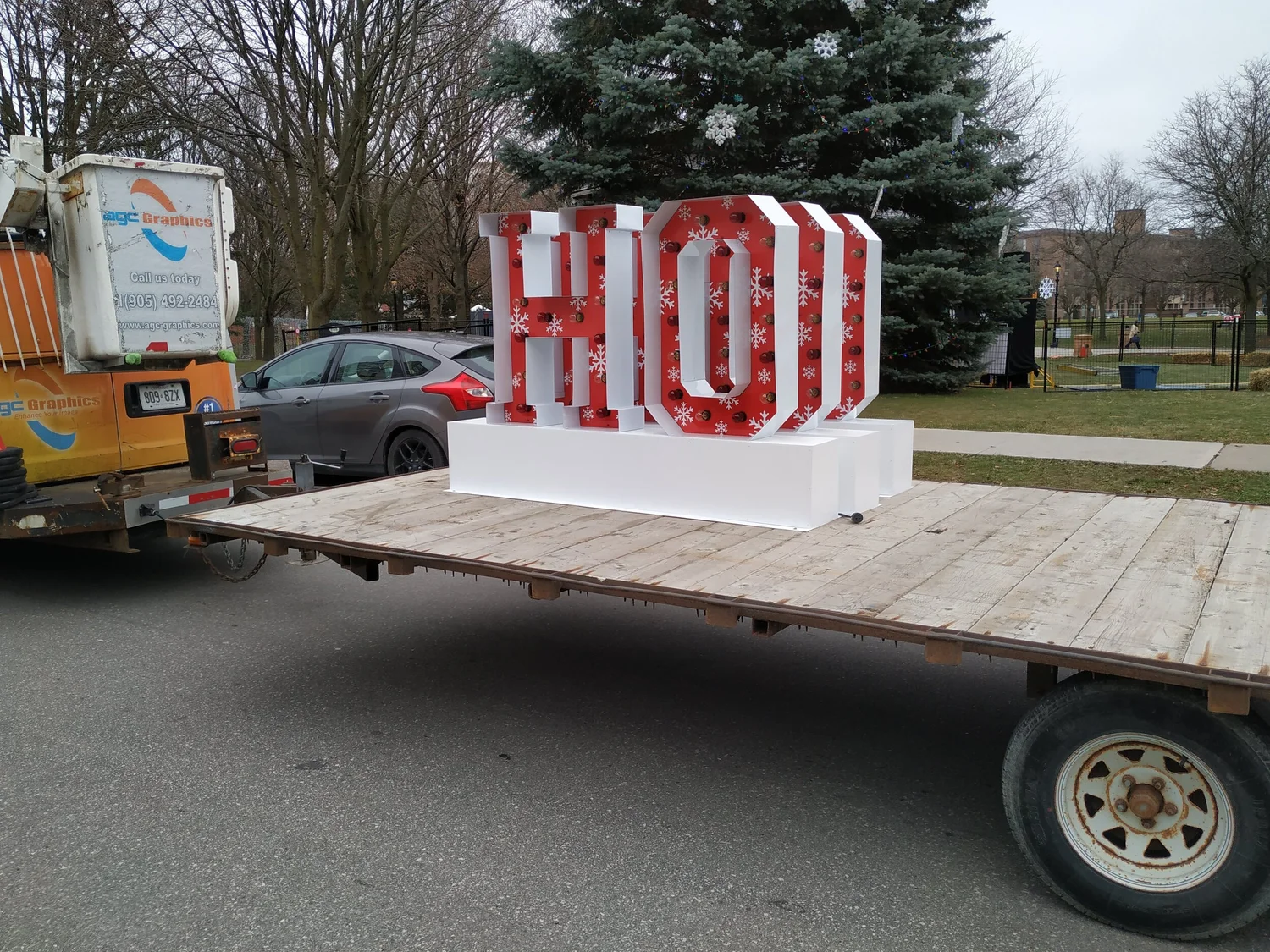 The Creation & Design of the Pickering Christmas Float by AGC Signs