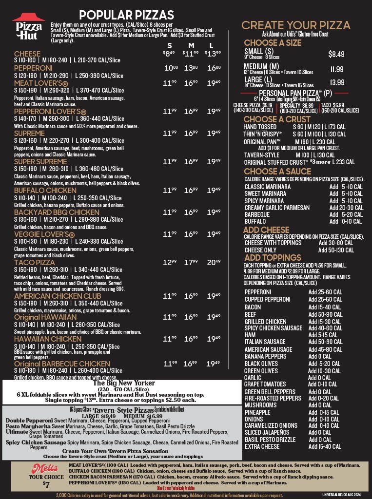 Pizza Hut Salads Menu With Prices: Fresh Choices, Affordable Rates