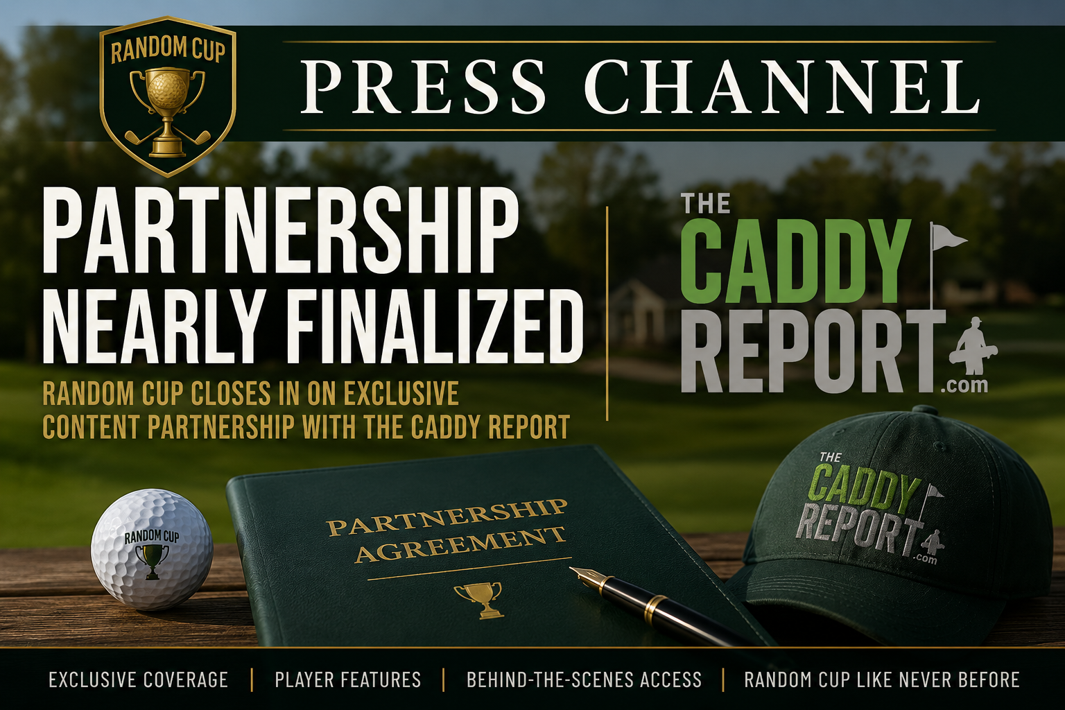 Partnership Talks With The Caddy Report Described as "Extremely Serious"; Both Parties Confirm Nothing