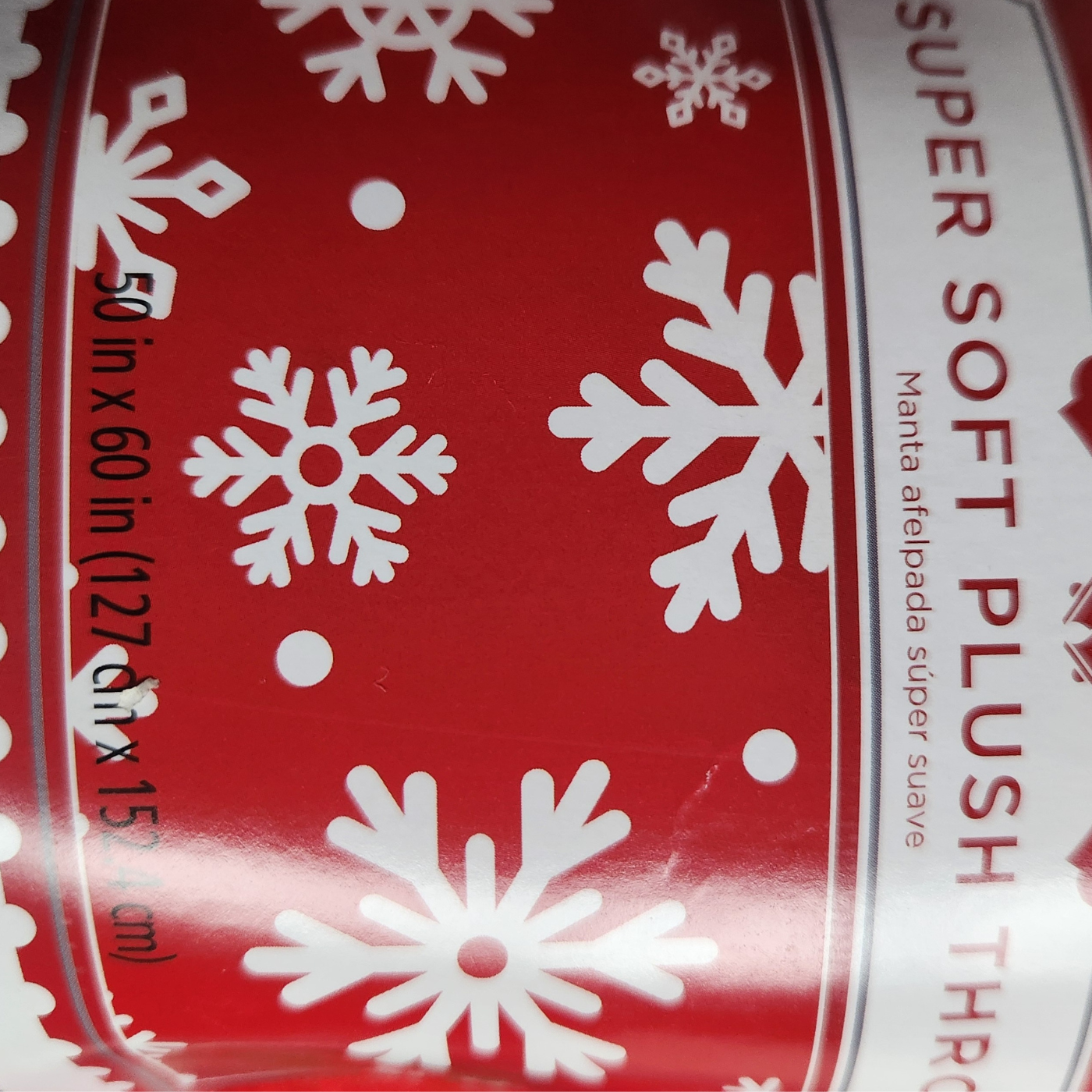 Plush Christmas Throw