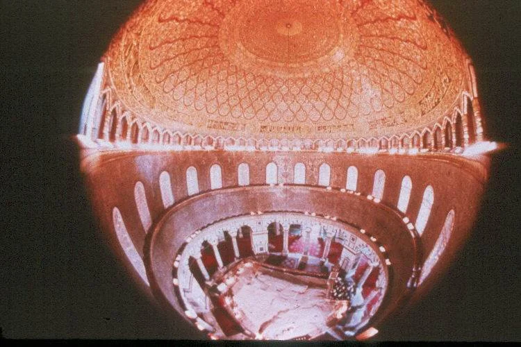 Dome of the Rock: Fish-Eye Interior View