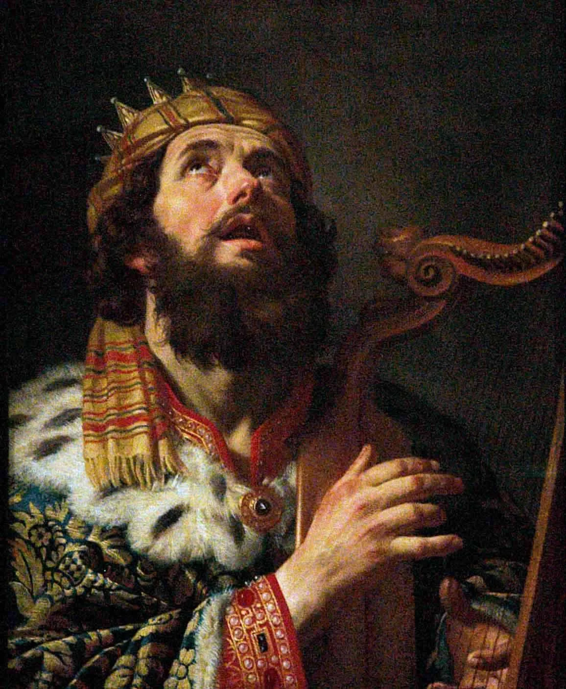 Gerard van Honthorst, King David Playing the Harp, 1622