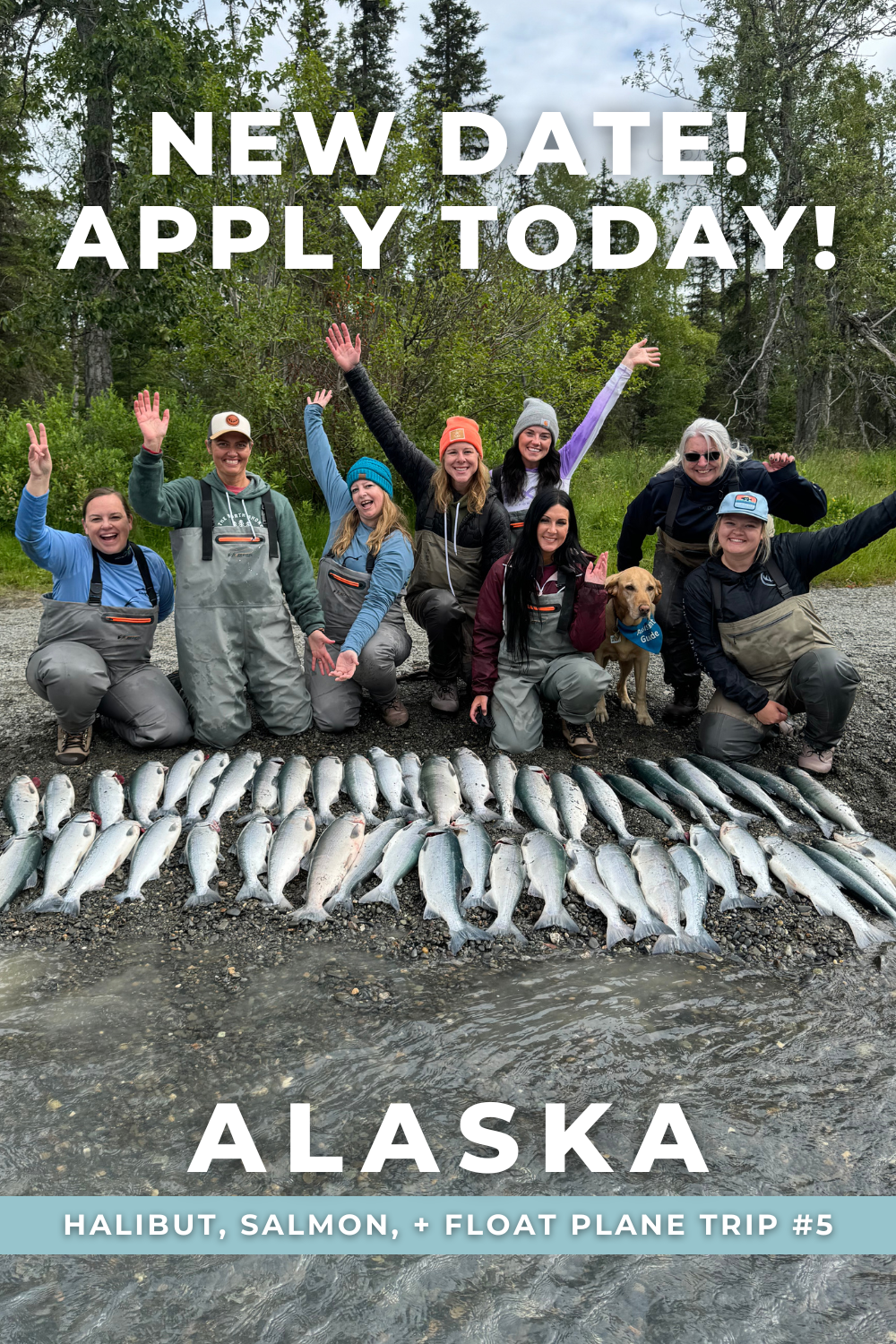 ALASKA 7 DAY FLOAT PLANE  + HALIBUT + SALMON FISHING ADVENTURE TRIP #5