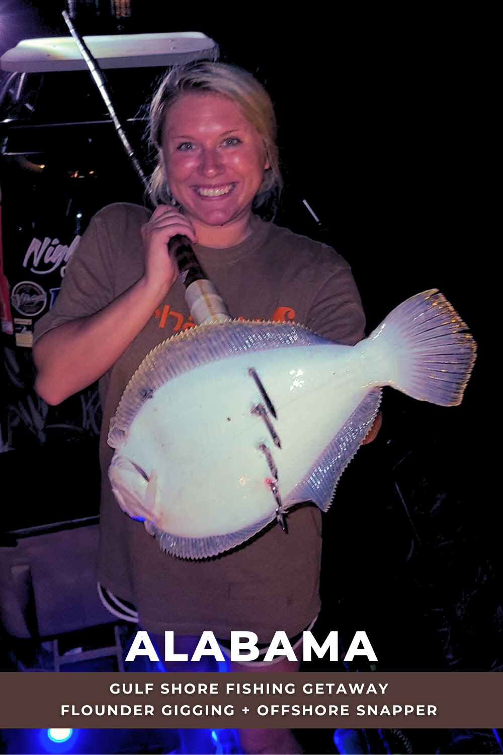 GULF SHORE FISHING GETAWAY: FLOUNDER GIGGING + OFFSHORE SNAPPER 
