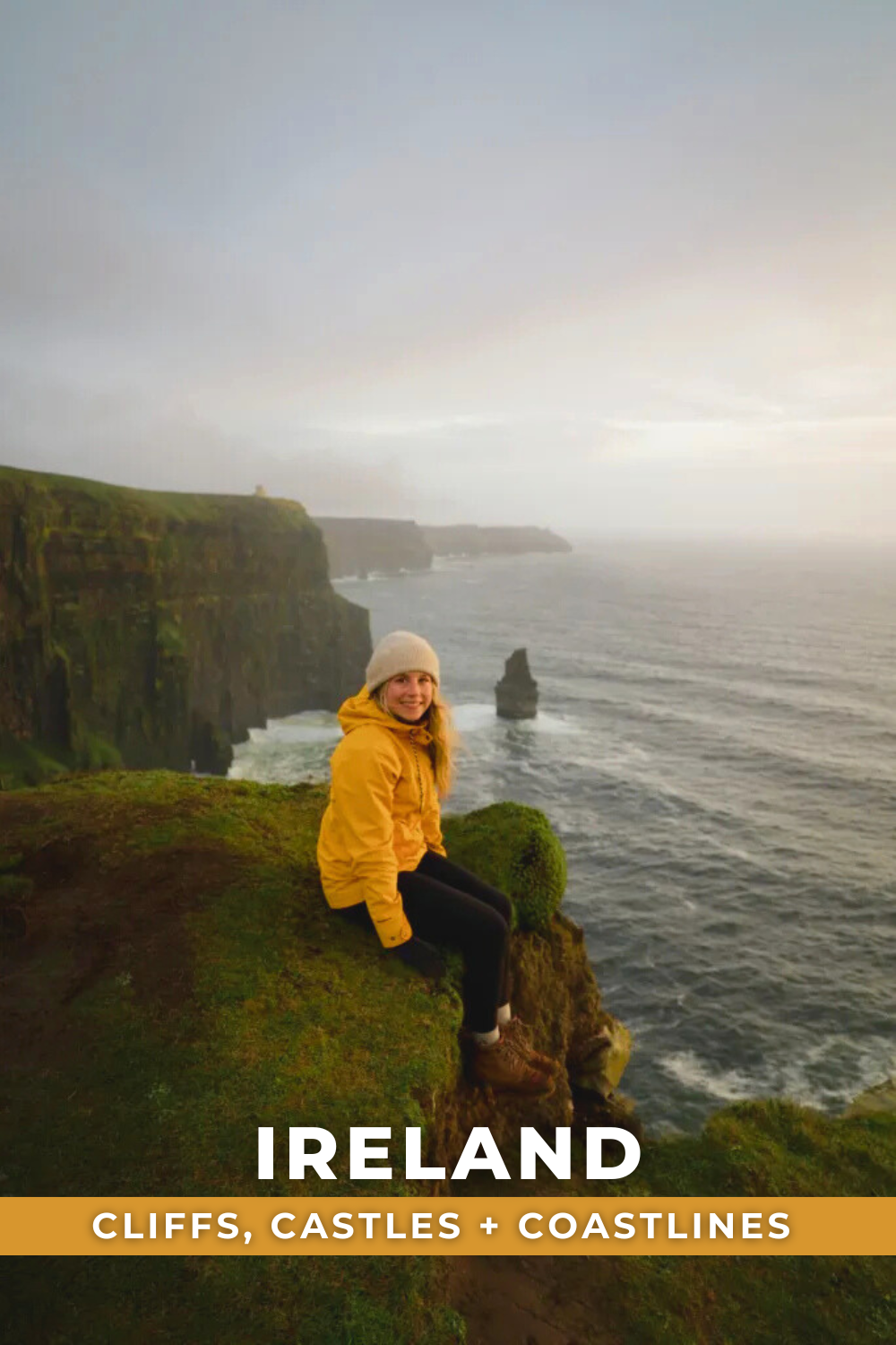 IRELAND: CLIFFS, CASTLES + COASTLINES