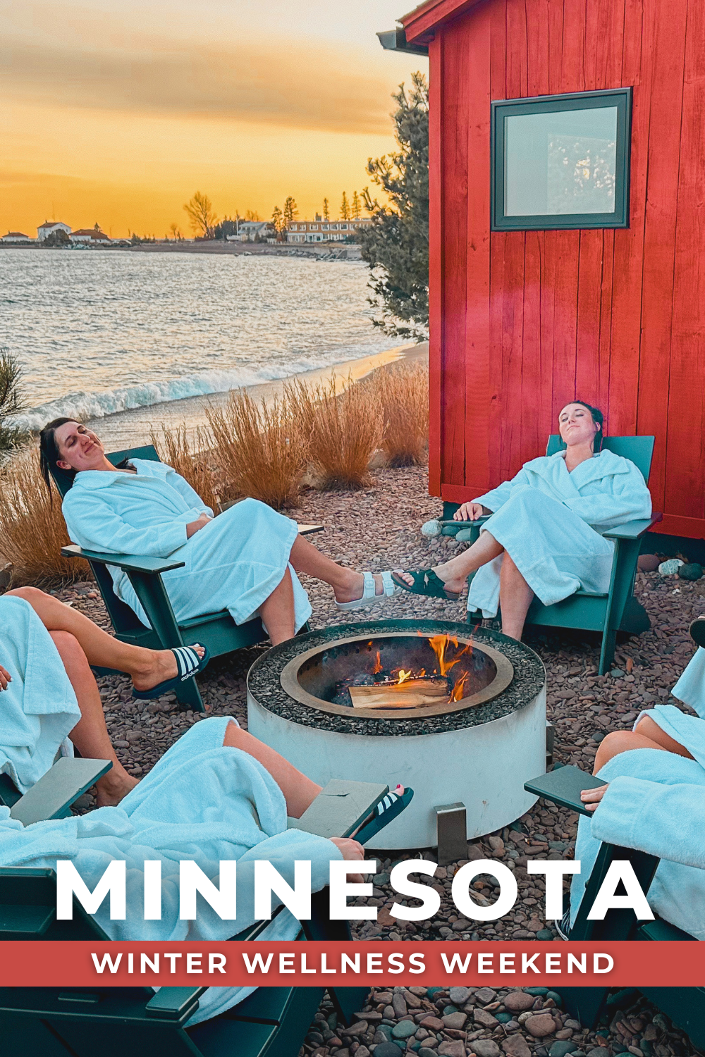 MINNESOTA WINTER WELLNESS WEEKEND: SAUNA + SNOWFALL