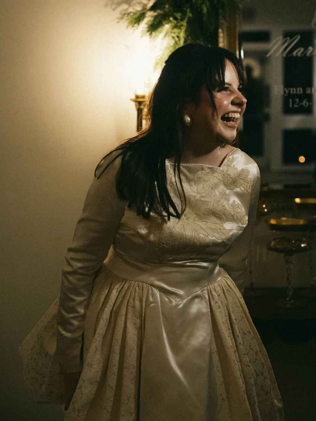 There were so many details from our wedding that made the night feel deeply personal, but one of the most special to me was getting to wear my grandma&rsquo;s wedding dress as my second look.

Shirley and Bebo Flynn (lovingly known to us as Bema and 