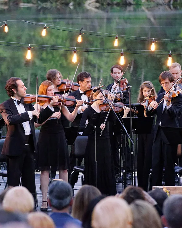 Music in the Somerset Hills' 'Water Music' concert event at the Lake Club in Far Hills, NJ