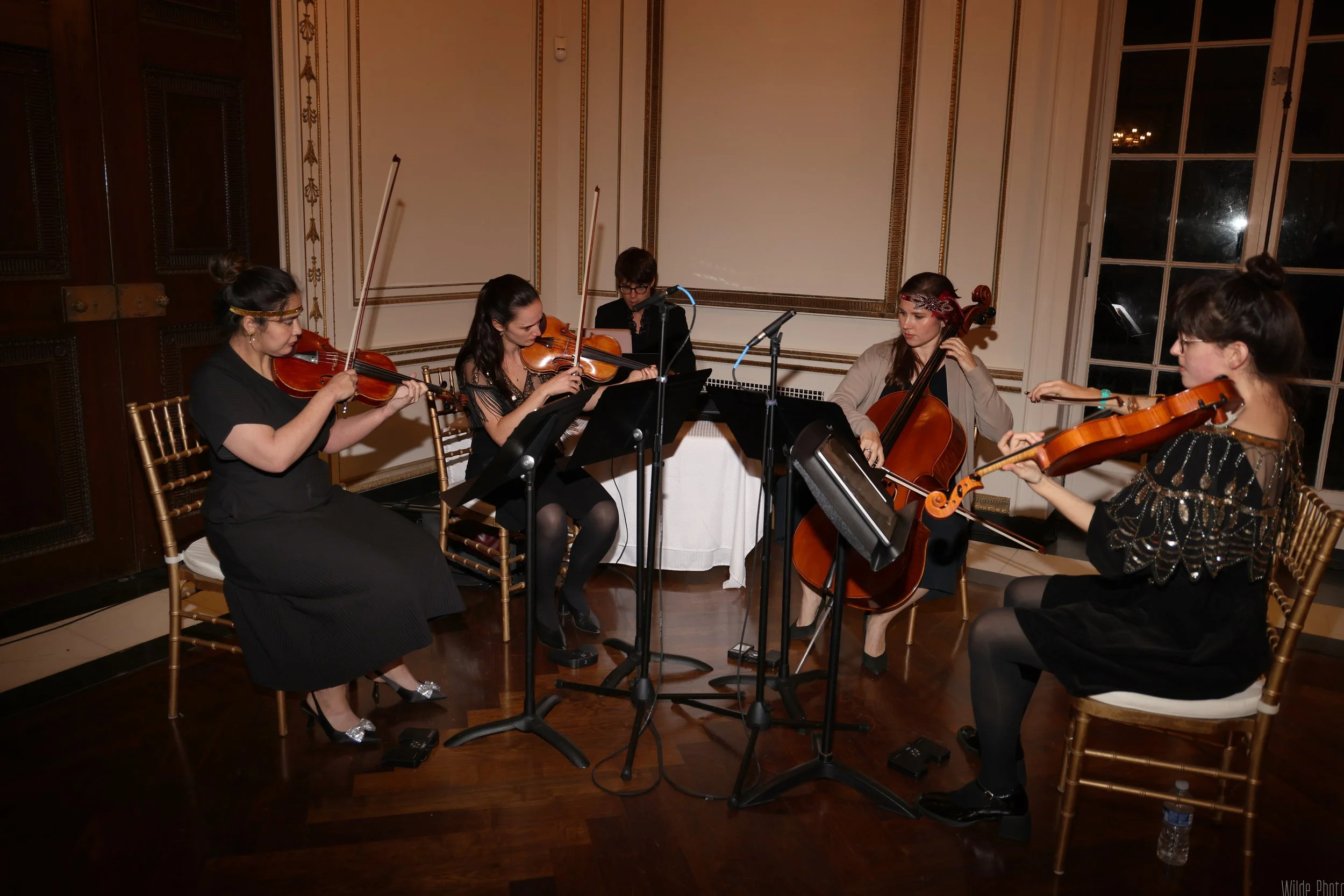 Guest artists at MISH's annual Blairsden Mansion Gala