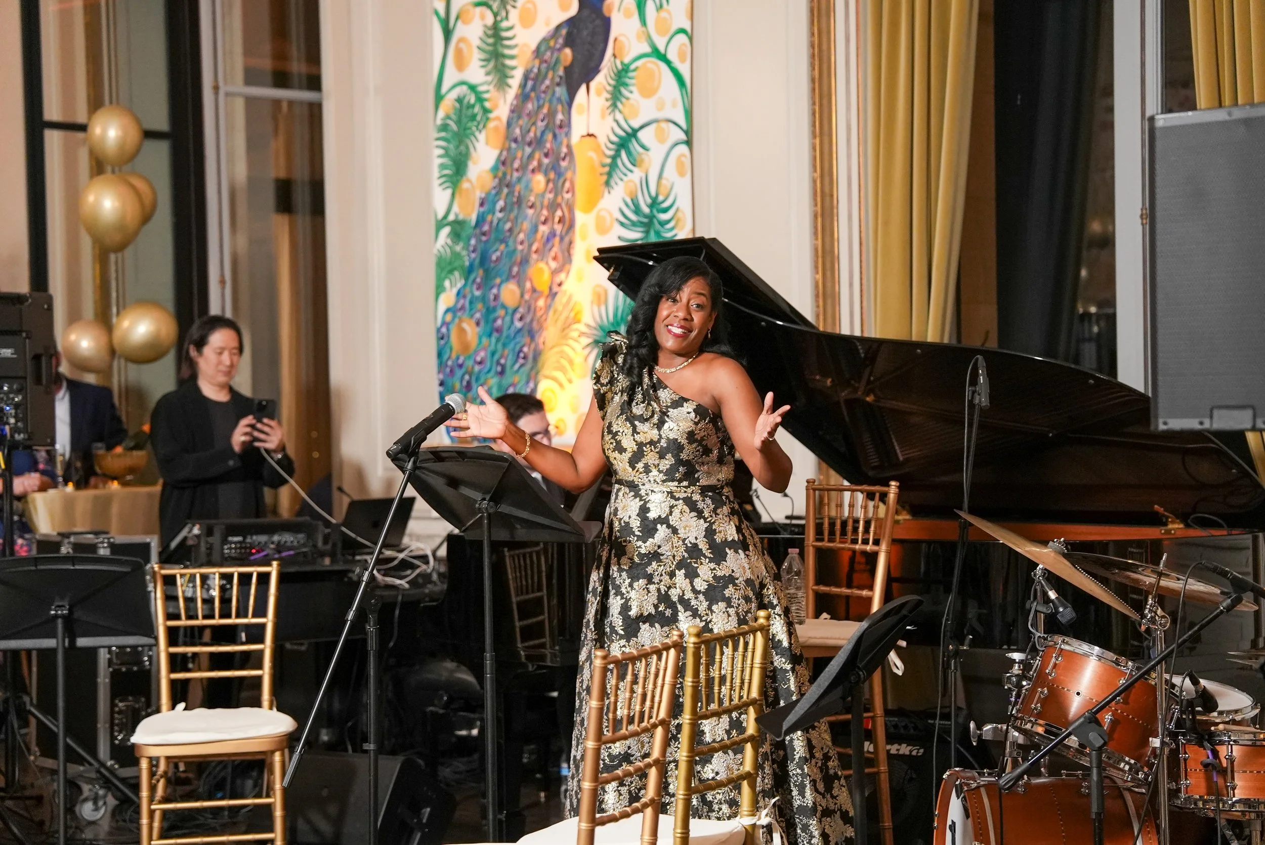 Soprano Sonya Headlam at Blairsden Gilded Age Gala