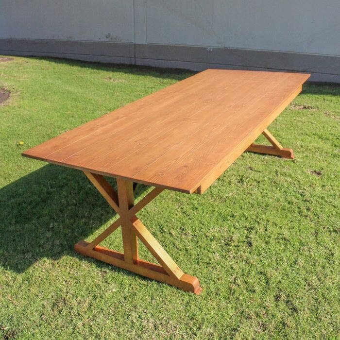 8ft X Leg Farm table $65