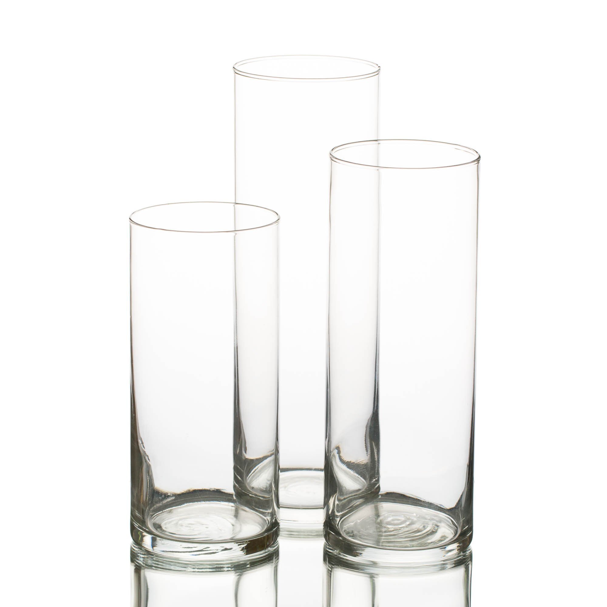 Set Of 3 Glass Cylinder $15