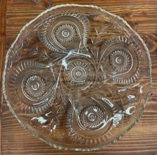 Glass Platter $15