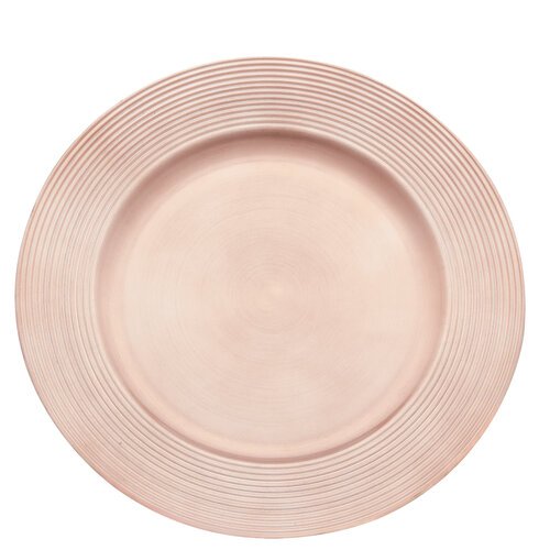 Acrylic Vinyl Grooves Rose Gold Charger $0.95.jpg
