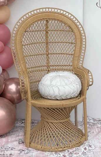 4ft Peacock Chair $75