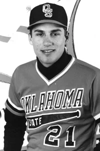 Robin Ventura Oklahoma State's Ventura finished third in Baseball America's Player of the Century poll. He still holds college baseball's hitting-streak record at 58 games. He batted.428 during his career