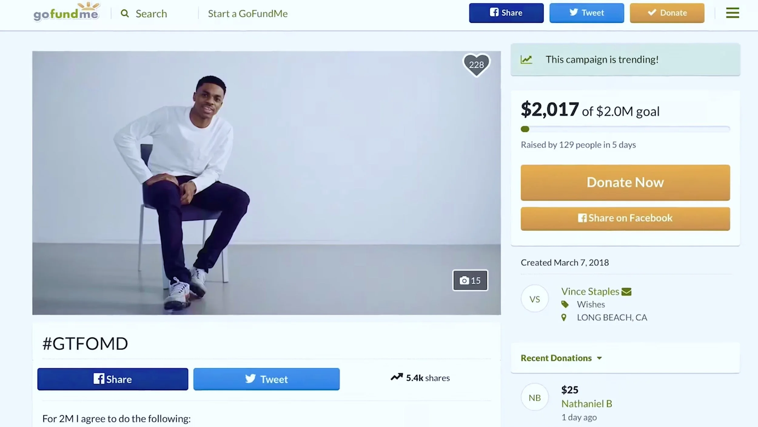 Vince Staples "GTFOMD" Song Drop Marketing Stunt