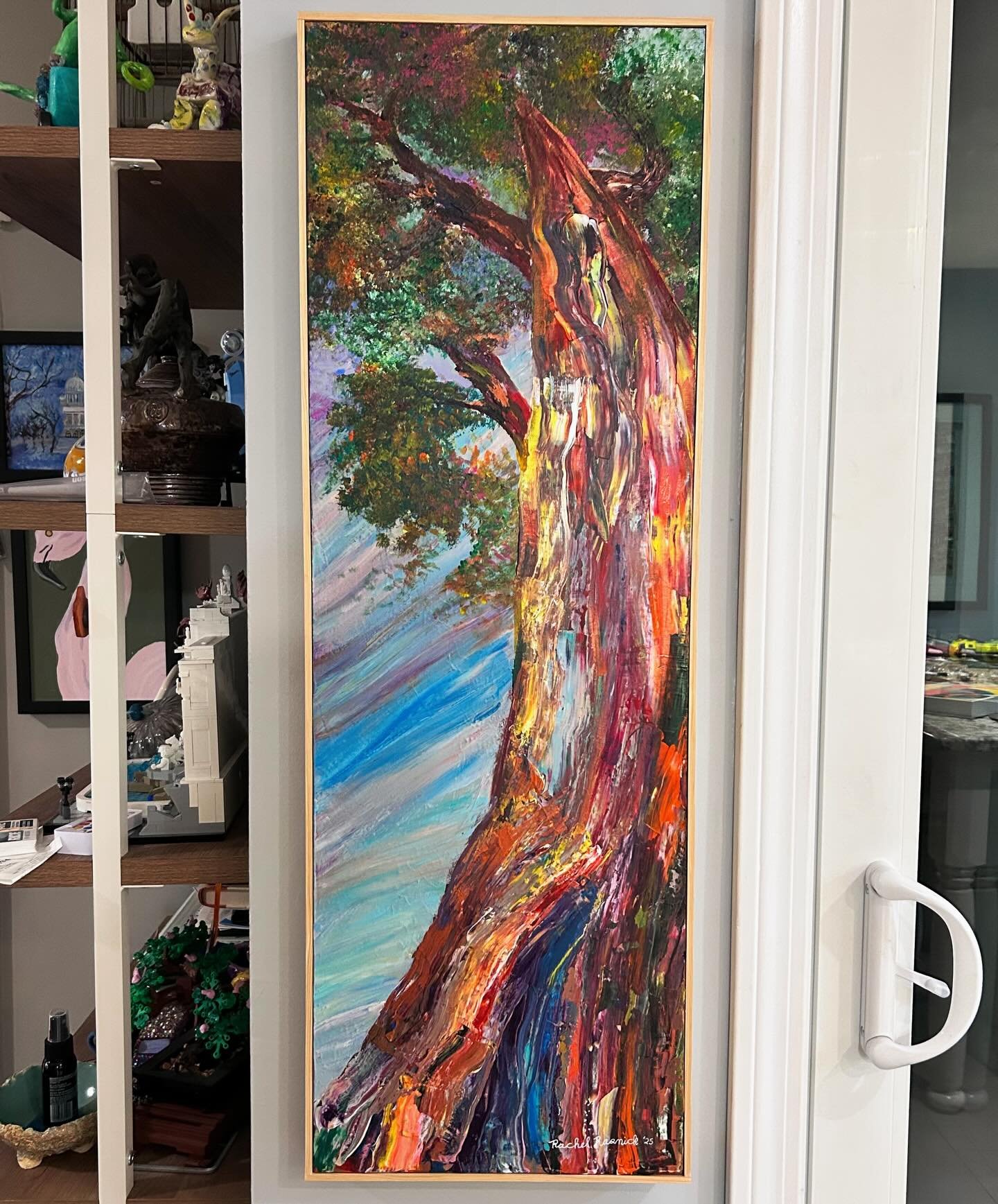 My latest painting &ldquo;Rainbow Eucalyptus&rdquo; is going to be on exhibit at IMAGO Gallery. Original Acrylic on canvas. $400