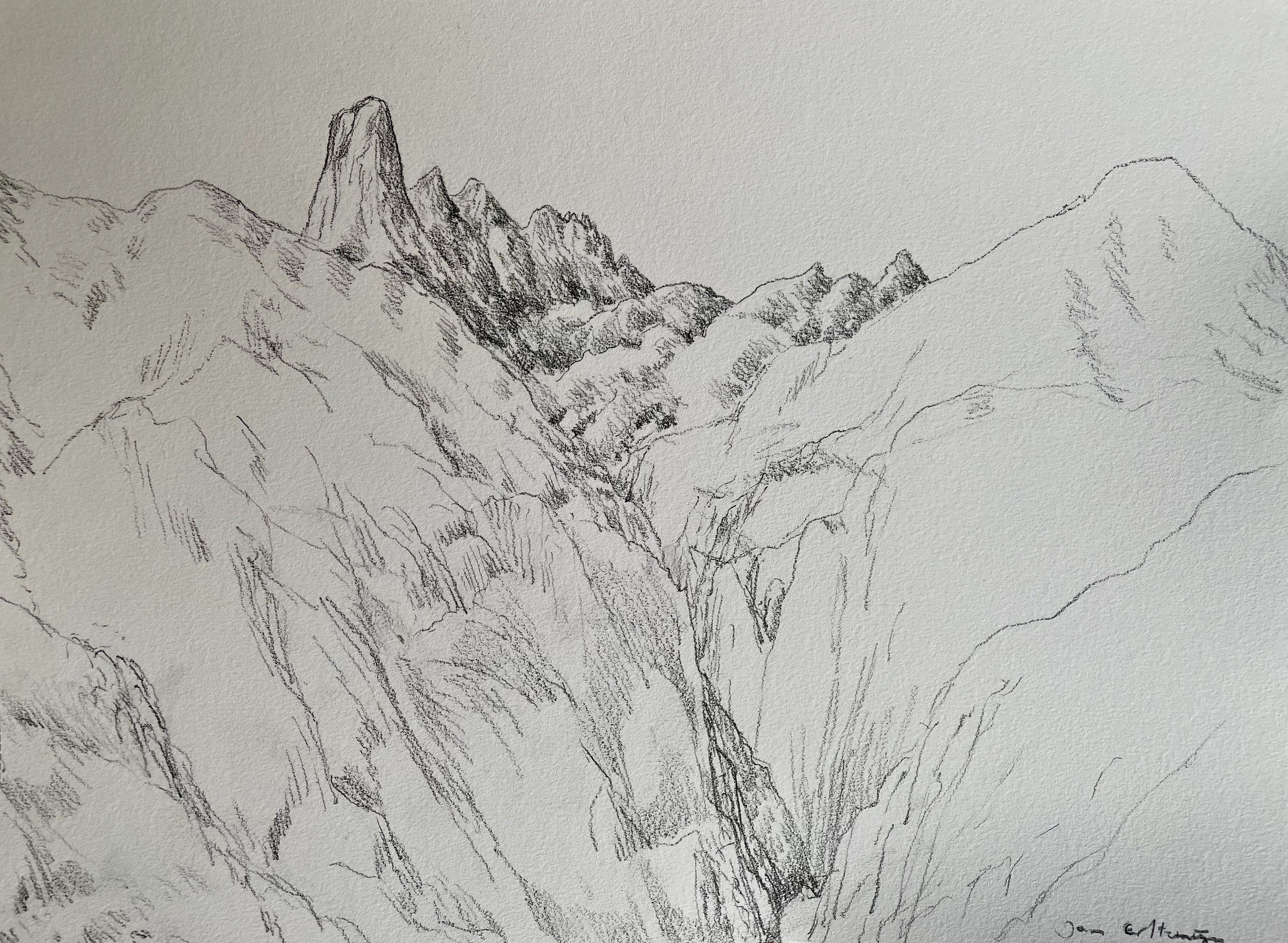 Gezicht op de Naranjo de Bulnes, Picos de Europa