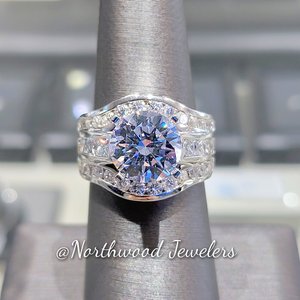 14K gold Engagement ring Factor style #100-01128 Northwood Jewelers