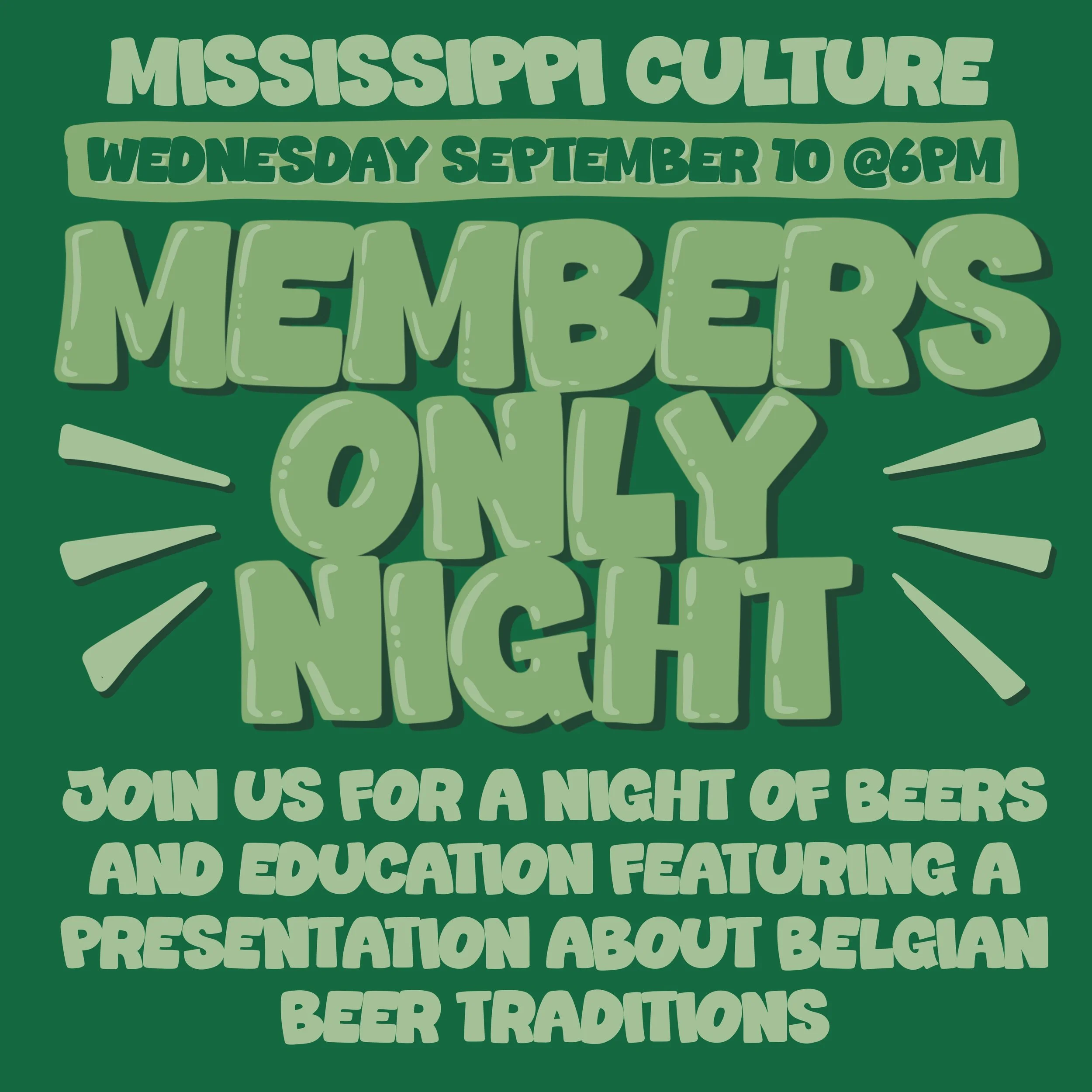 Members only night!!!