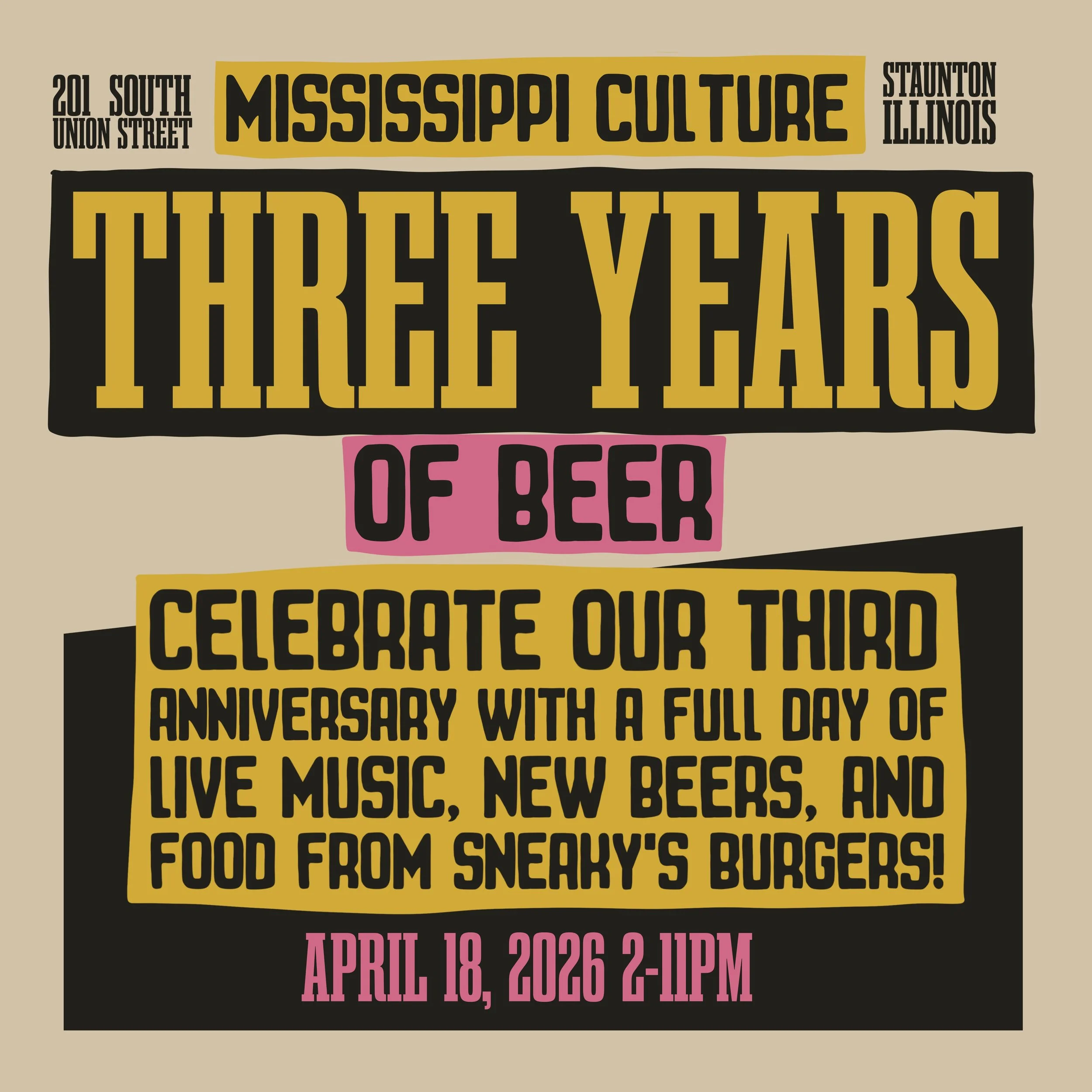 THIRD ANNIVERSARY PARTY!!!