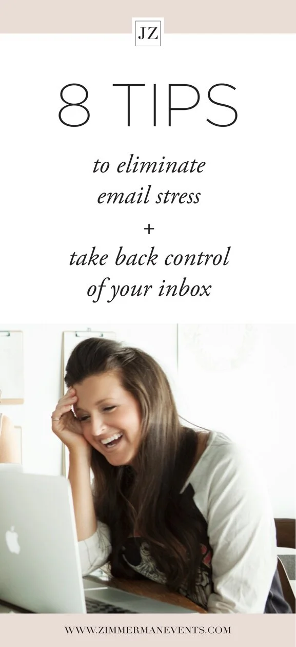 8 Tips to Eliminate Email Stress + Take Back Control of Your Inbox