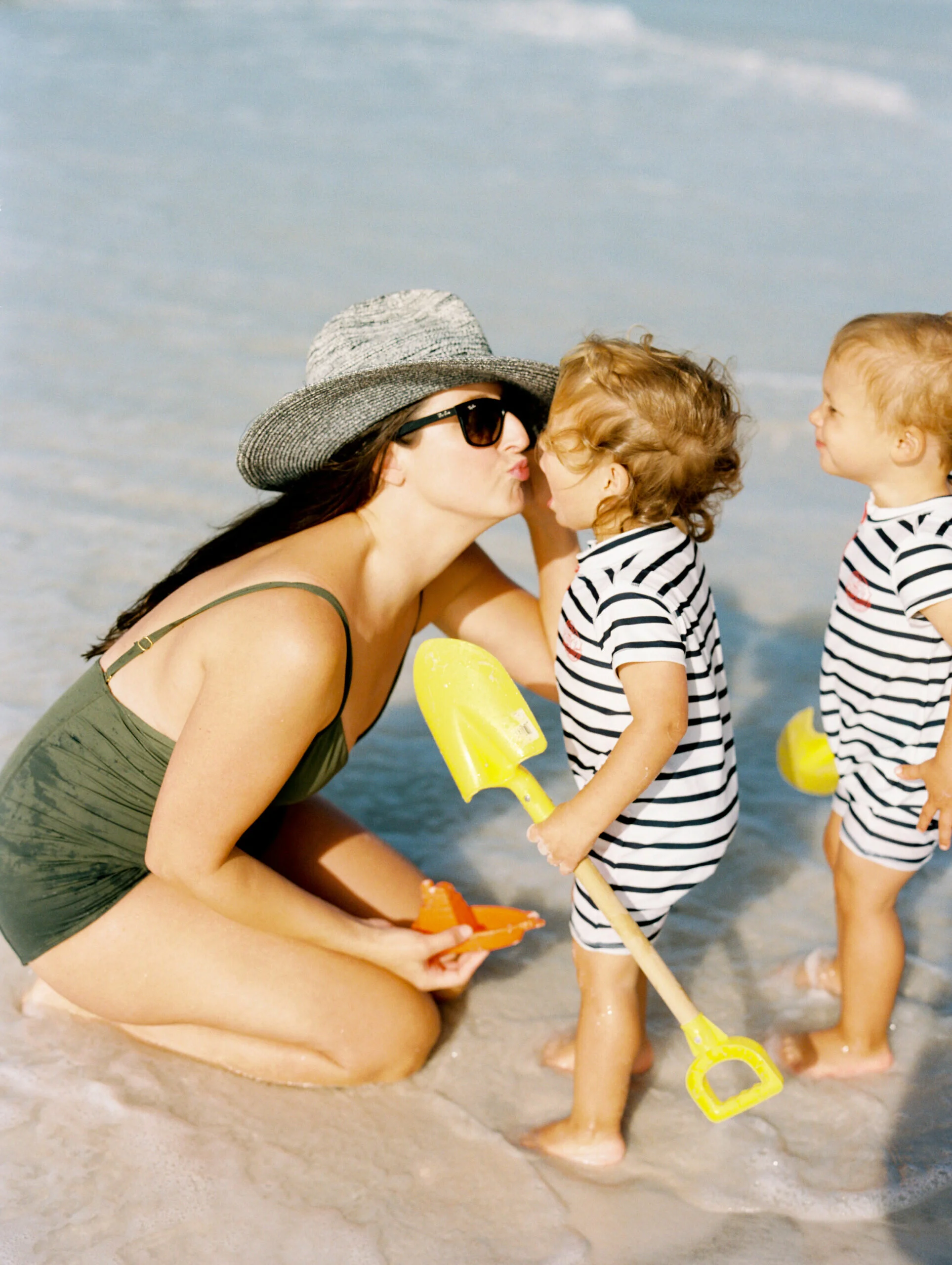 I put on the Swimsuit