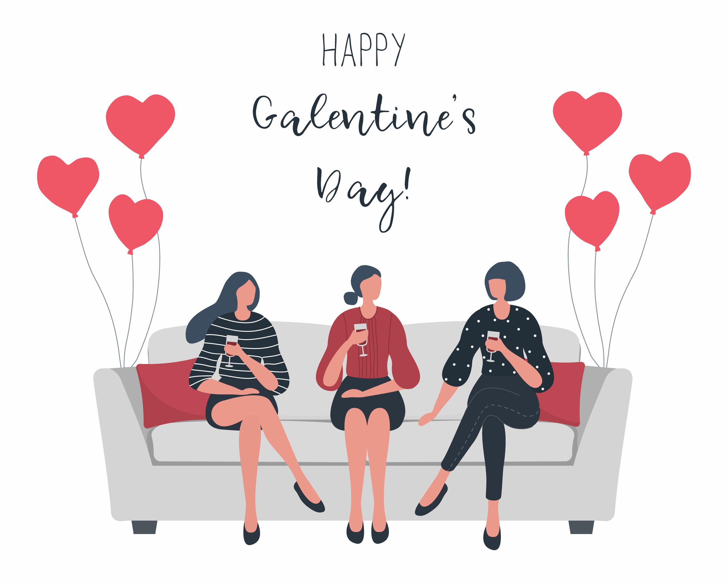 Galentine's Day Happy Hour