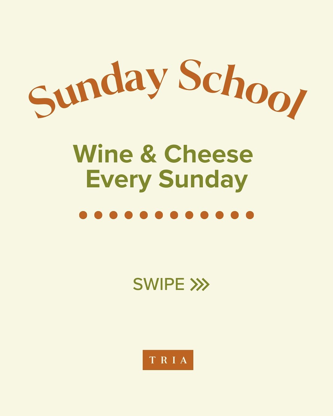 Sunday School at Tria

🍷 Rico Nuevo Garnacha from the granite mountains of Sierra de Gredos
🧀 Roncal, a firm sheep&rsquo;s milk cheese from Navarra with a nutty, savory bite

Rico Nuevo works with old Garnacha vines grown in high elevation granite 