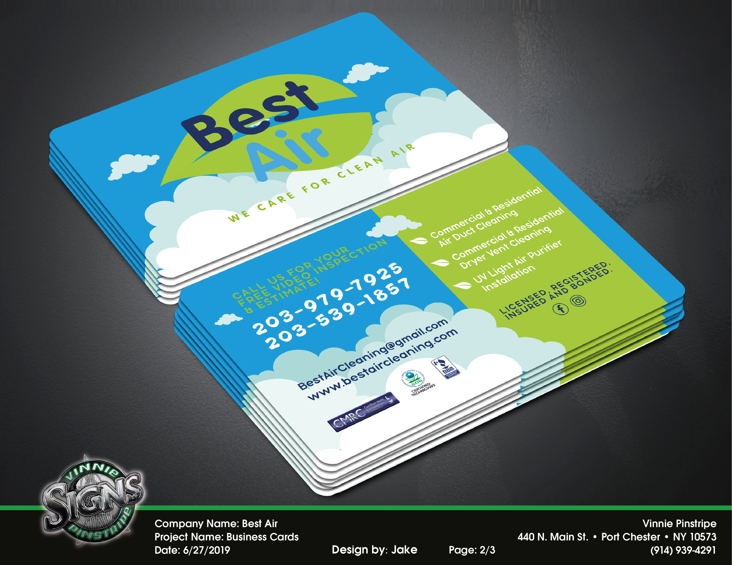 Best Air Business Card Design Port Chester, NY.jpg