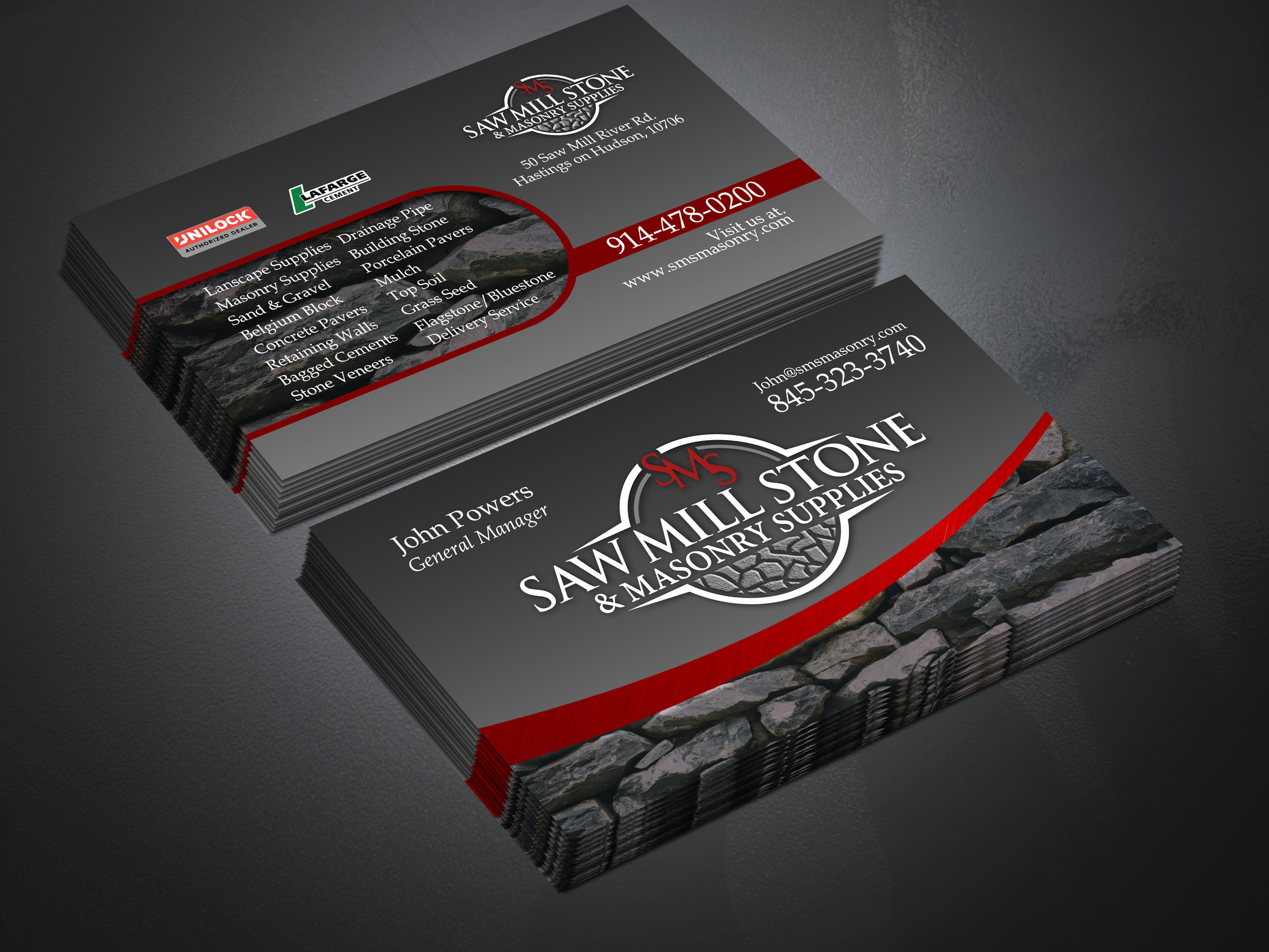 Saw Mill Stone Business Card Design Hastings on Hudson, NY.jpg